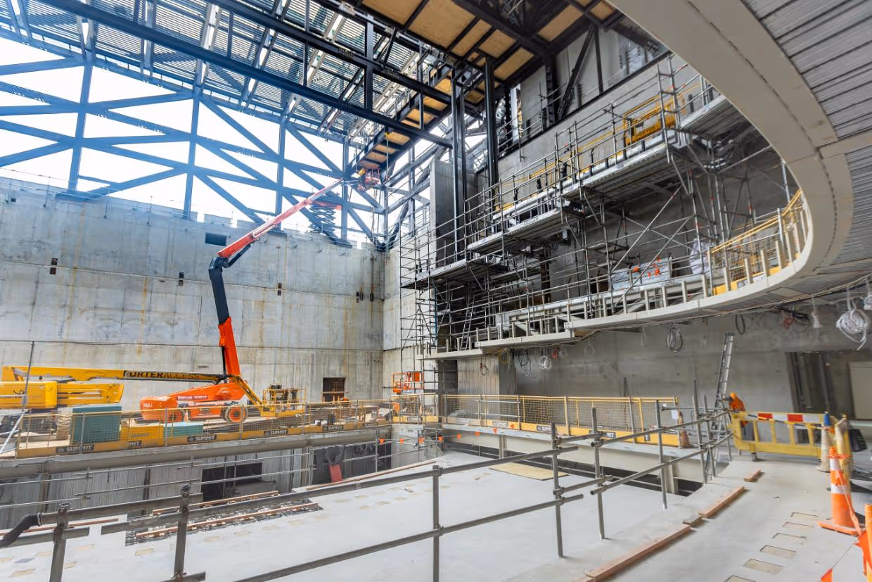 Inside job: Regional Theatre’s interior rapidly taking shape
