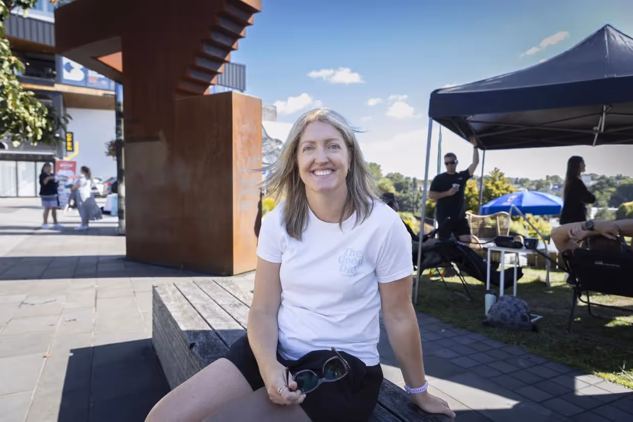 Ditch the desk: Workers swap offices for riverfront relaxation