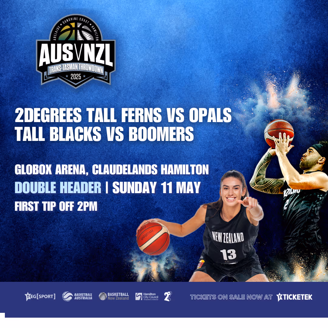 Tall Blacks & Tall Ferns – Trans-Tasman Throwdown