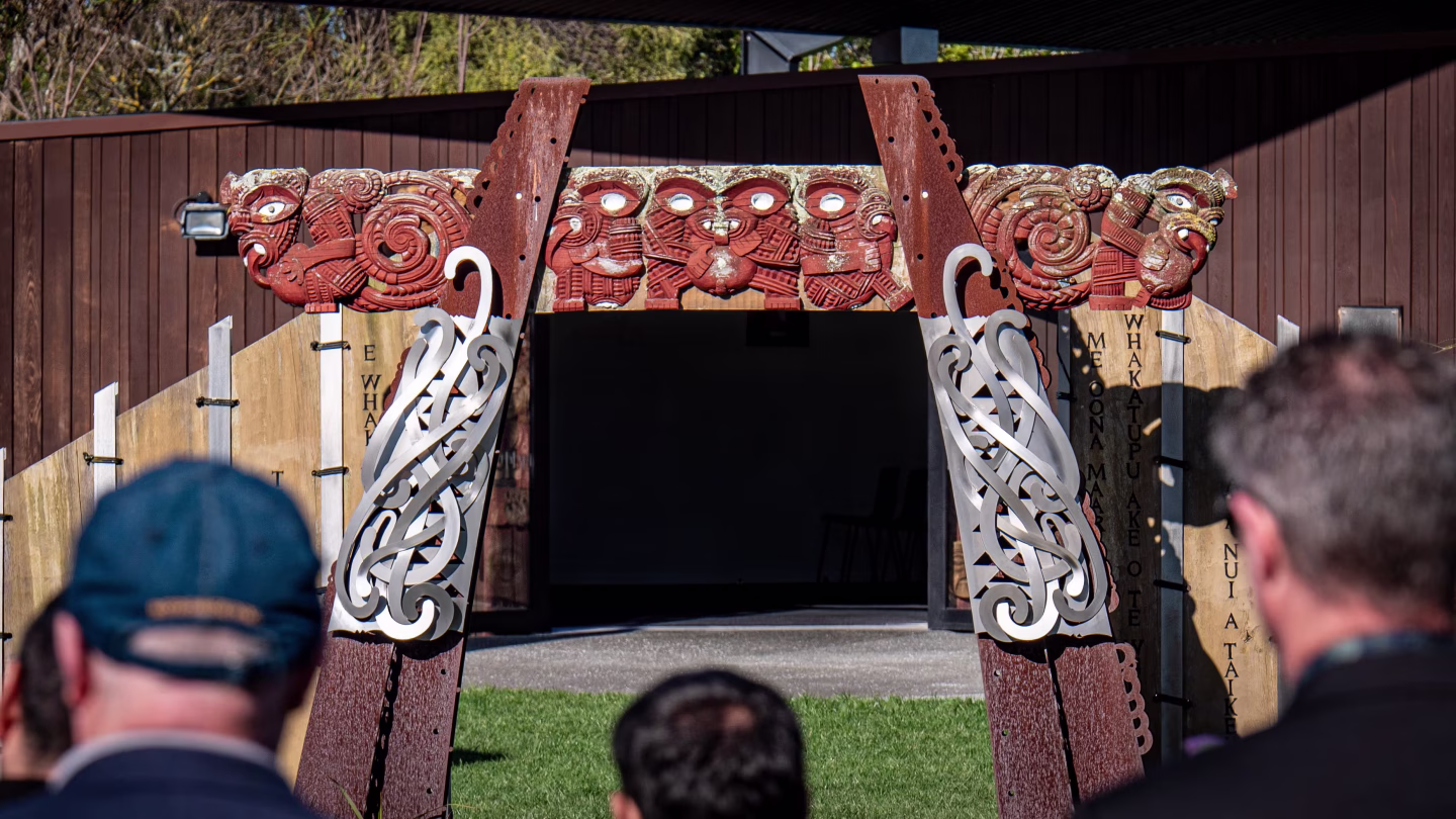 Hāngi in the city at Wintec