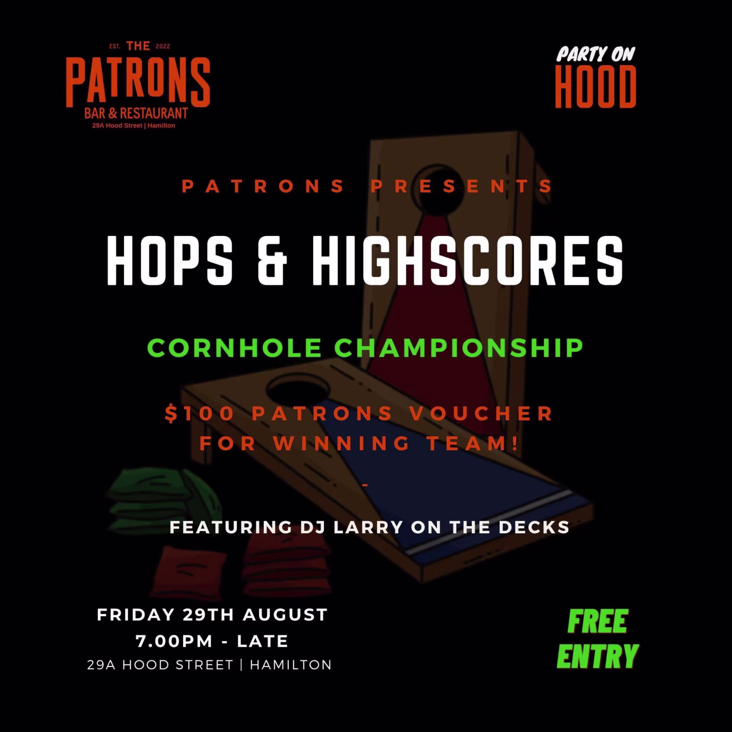 Patrons Hops & Highscore
