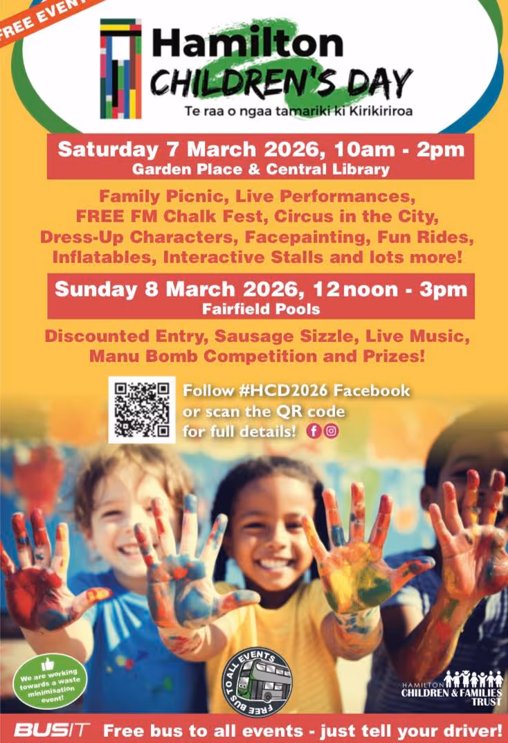 Tamariki – Hamilton Children’s Day