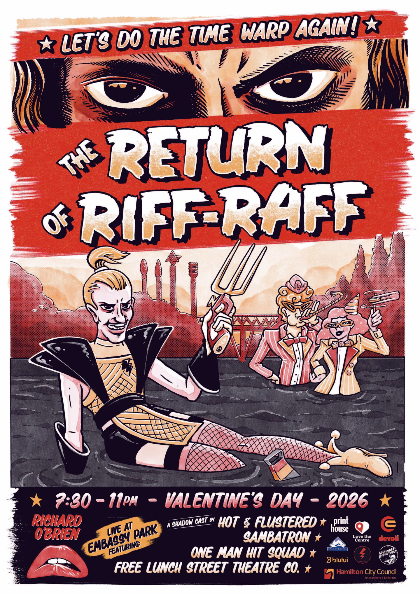 Re-unveil Riff Raff Statue