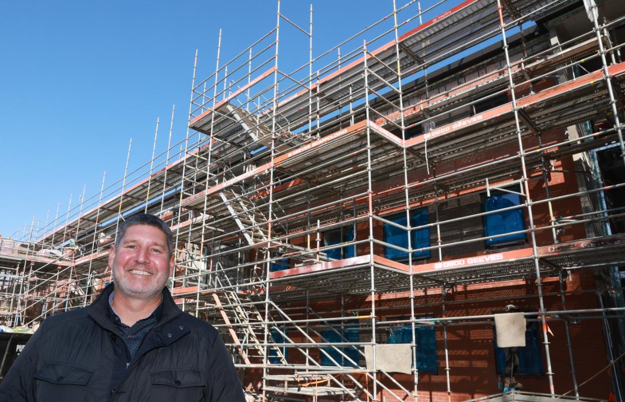 Affordable Hinemoa Apartments near completion in central Hamilton