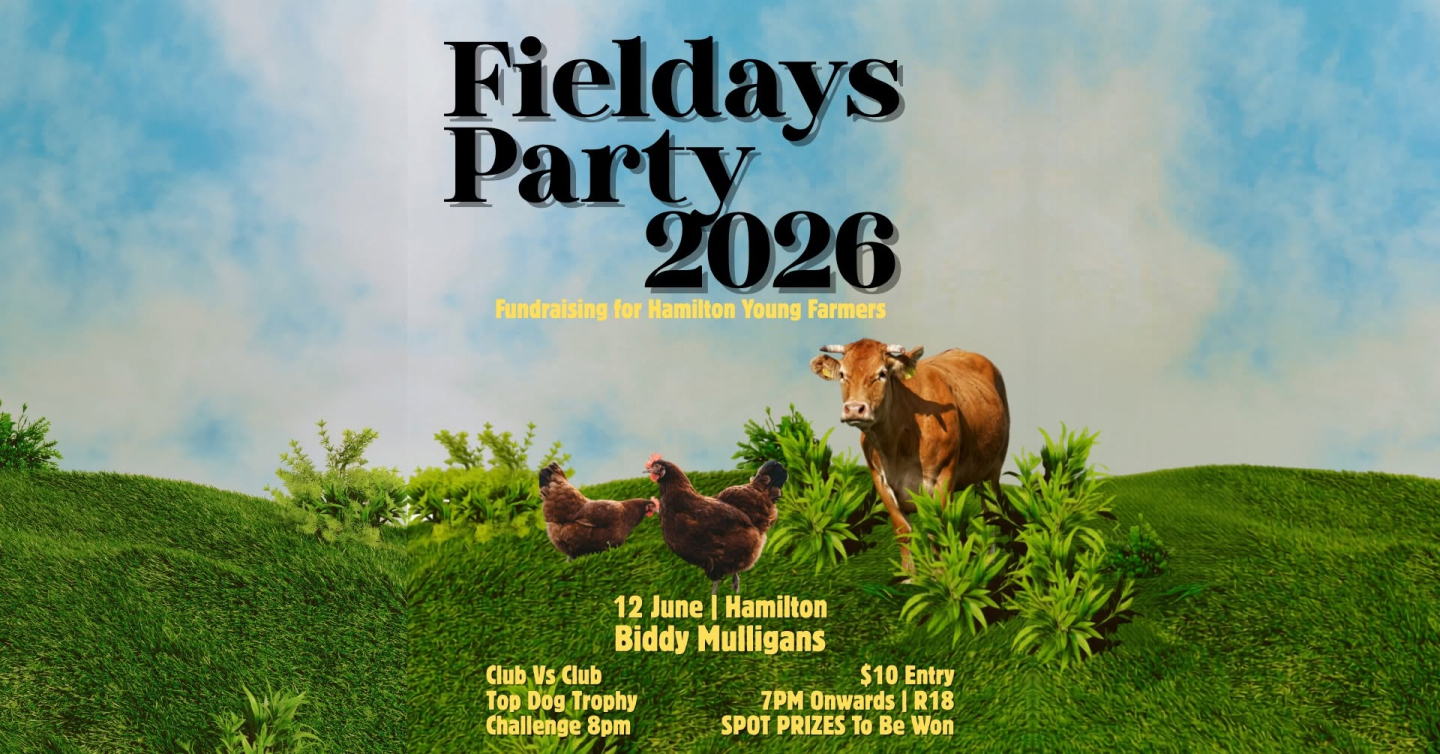 Fieldays Party 2026 – Fundraiser for Hamilton Young Farmers
