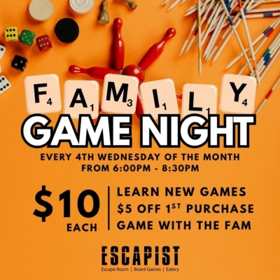 Escapist – $10 Family Game Night