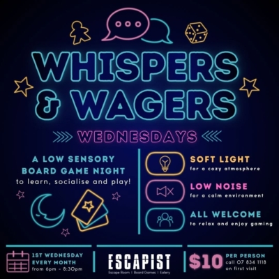 Escapist – Whispers & Wagers