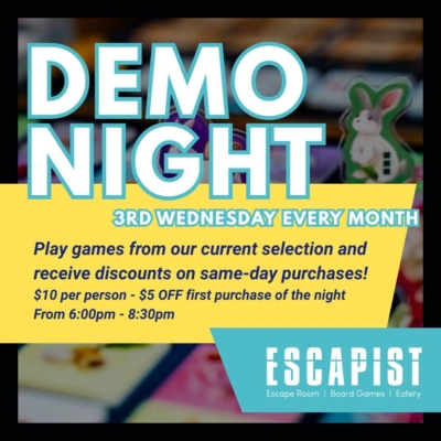 Escapist – Demo Night