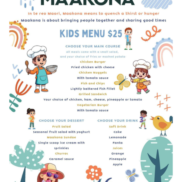 Kids $25 Menu