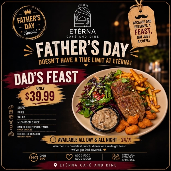 Father’s Day Feast $39.99
