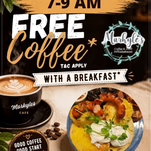Free Coffee With Breakfast