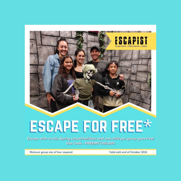 Escape for Free this Spring