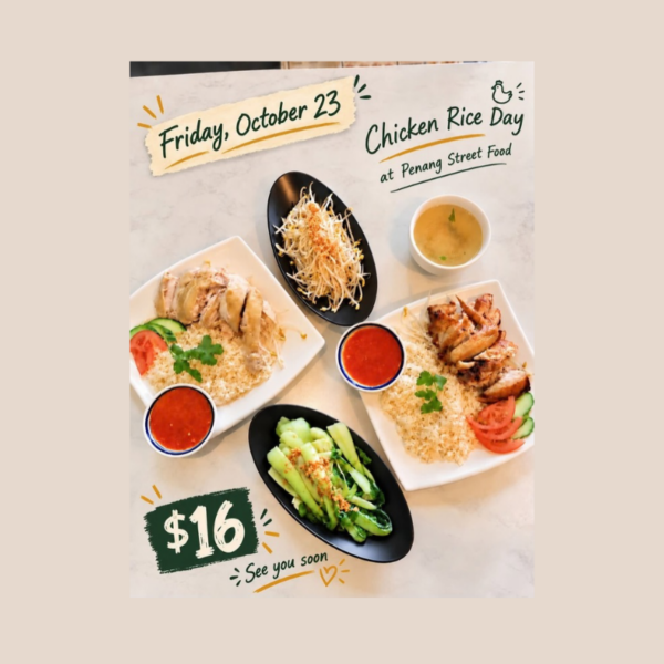 $16 Chicken Rice Day